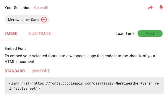 Google Fonts